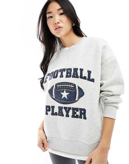 Women's football outlet sweatshirts