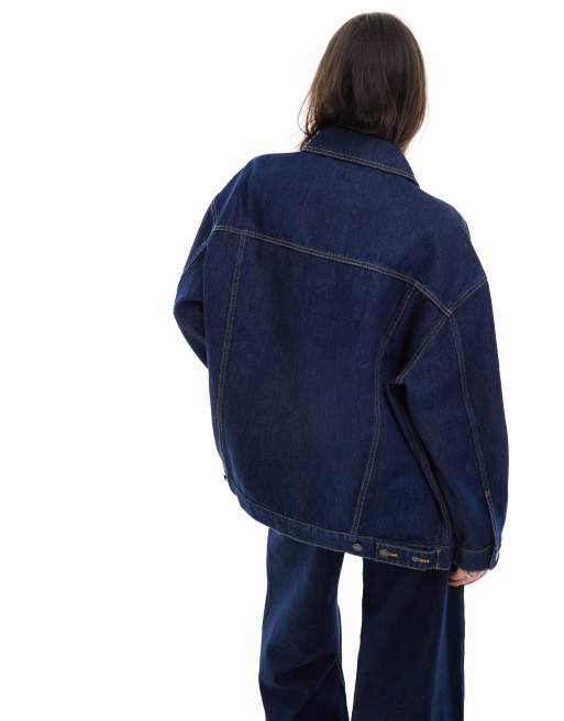 Jaket Jeans Giubbotto Jeans Oversize Stradivarius Stradivarius STR