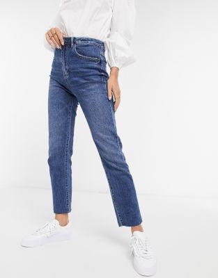 stradivarius denim jumpsuit