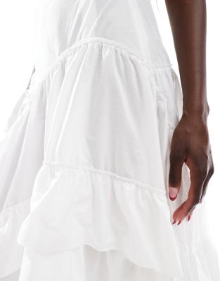 Stradivarius Str Layered Maxi Skirt