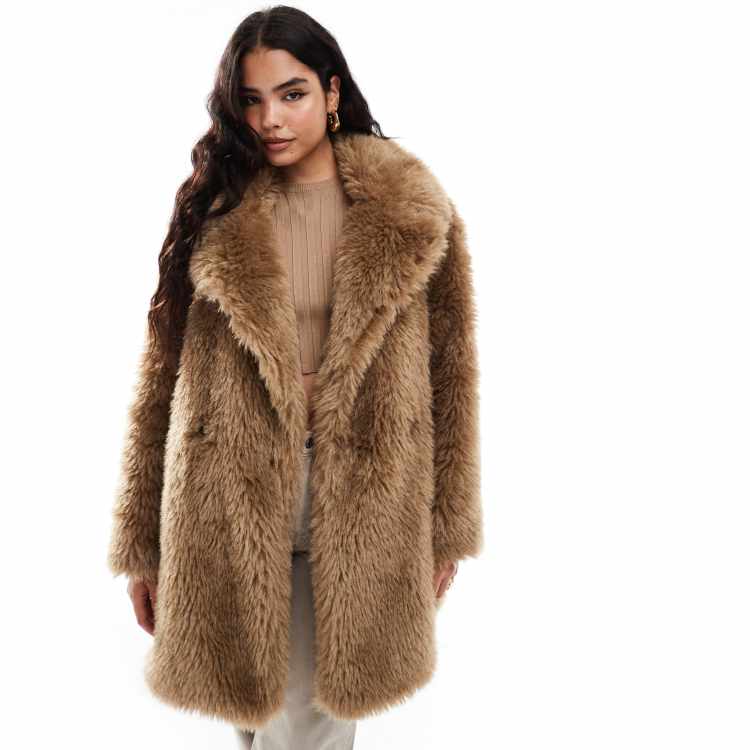 Faux fur stradivarius best sale