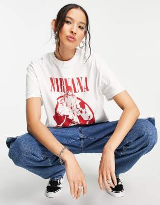 T shirt femme nirvana hot sale