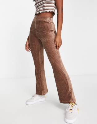 pantaloni velluto a coste zampa