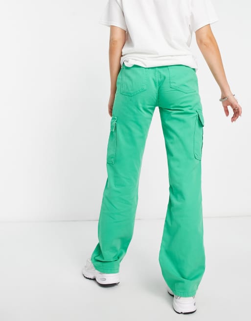 Pantaloni on sale verdi stradivarius