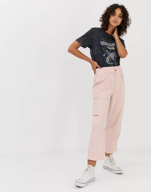 Stradivarius 2025 paperbag trousers