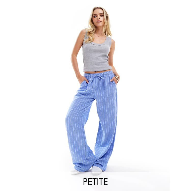 Pinstripe linen pants clearance