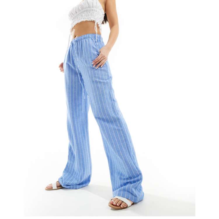 STRIPE WIDE TROUSERS – SULLEN TOKYO