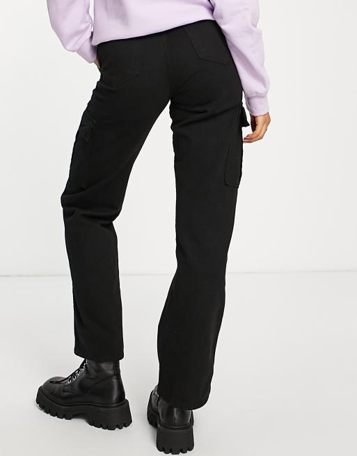 Stradivarius STR straight leg cargo trouser in washed brown ASOS