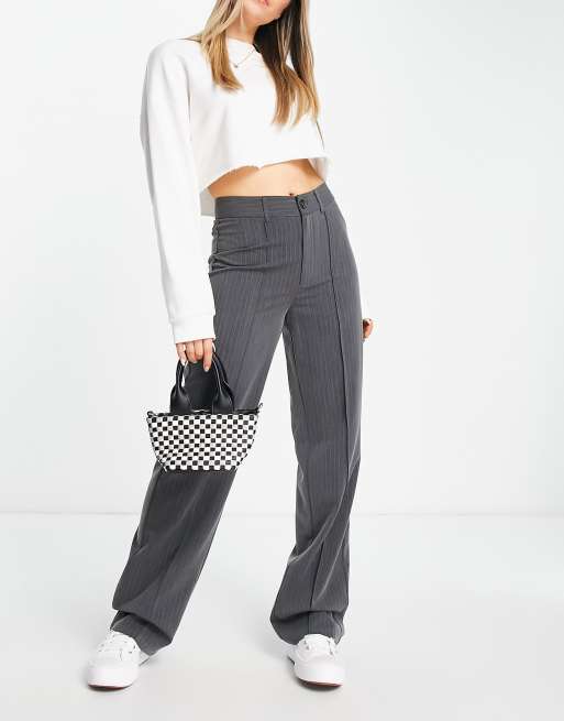 Stradivarius cheap striped trousers