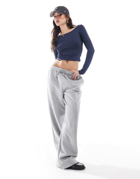 Stradivarius - STR - Top color blu navy con scollo a barchetta - view 1