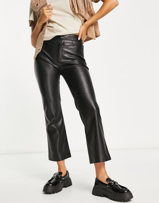 Sunflower straight-leg Leather Trousers - Farfetch