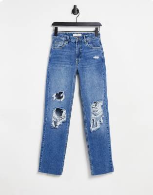 stradivarius jeans straight leg