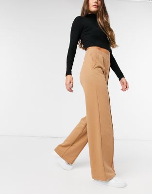 stradivarius trouser marroni sportliche bein braune weitem