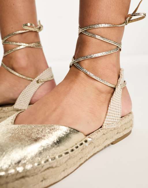 Metallic espadrilles 2024