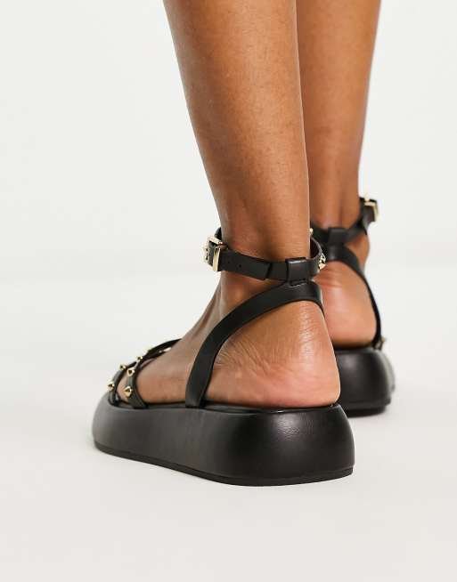 Asos black hot sale flatforms