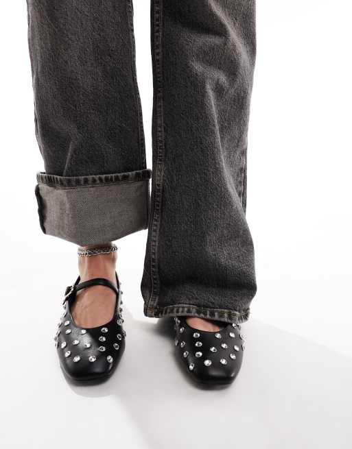 Studded ballet flats online