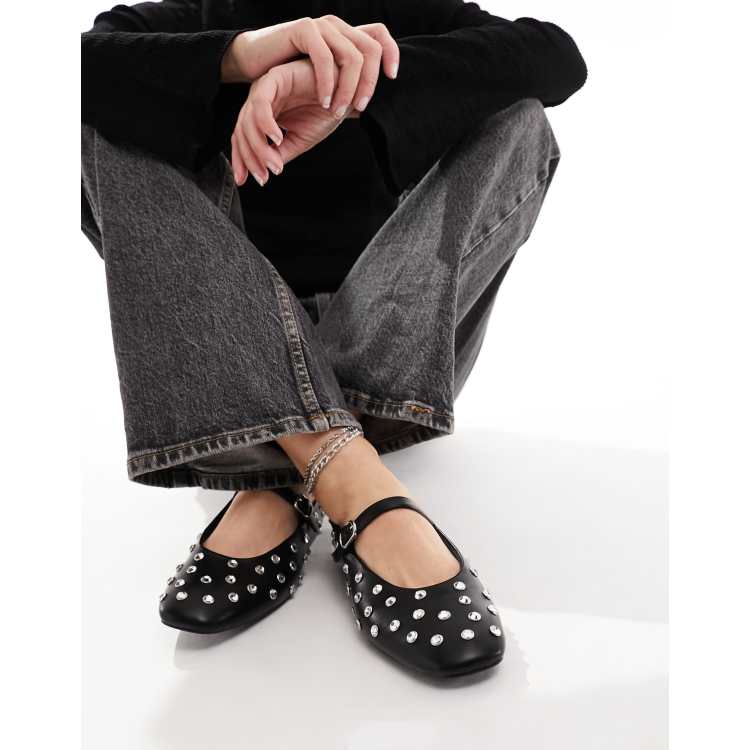 Polka dot flats fashion ballet flat