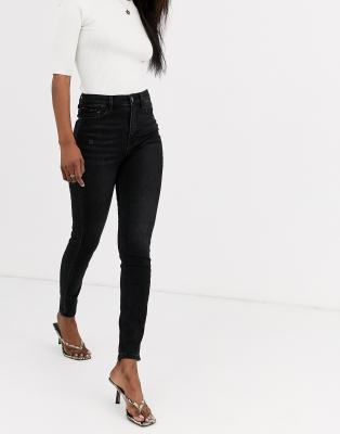 stradivarius super high waist skinny jeans