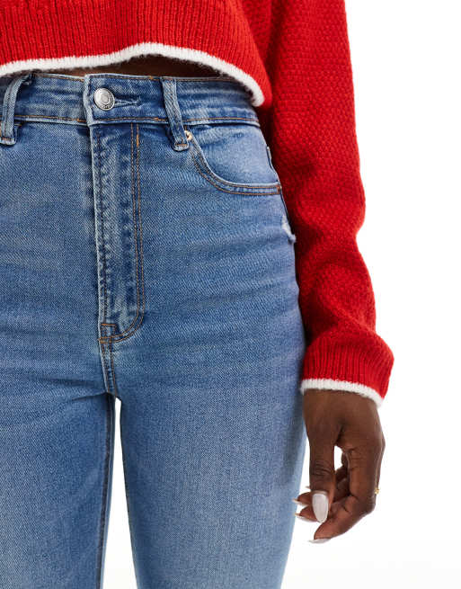 Skinny super high waist jeans