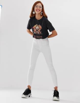 asos white skinny jeans