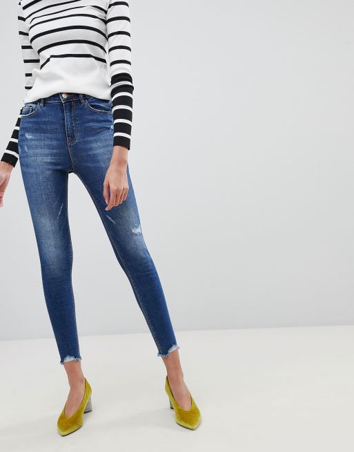 Skinny super high waist jeans