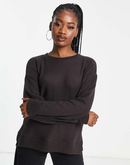 Stradivarius super soft jumper in chocolate | ASOS