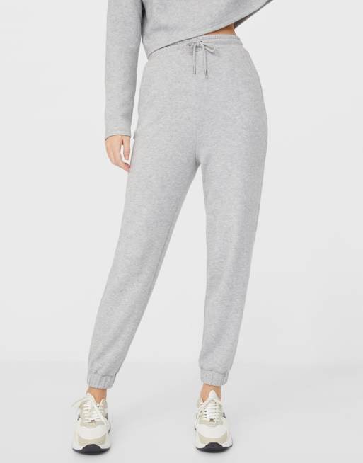 Stradivarius jogger in grey hot sale