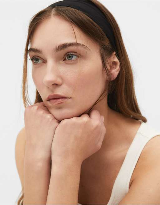 Stradivarius – Svarta, elastiska hårband i 2-pack, 3 av 3