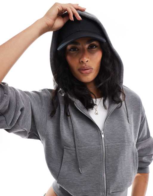 Fermeture éclair Sweat Capuche Stradivarius Stradivarius SOFT