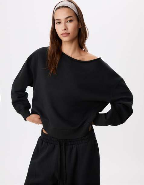 Stradivarius - Sweat à col rond - Noir - view 1