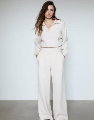 Sweat doux au toucher - Taupe-Neutre M