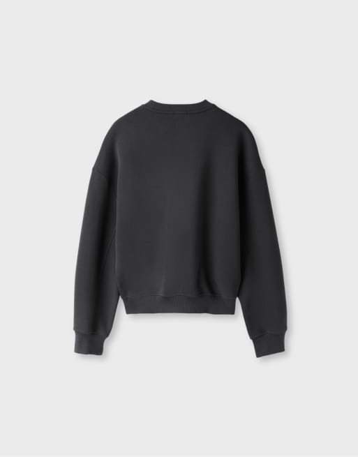 Stradivarius sweat-shirt basique gris foncé, 7 de 7