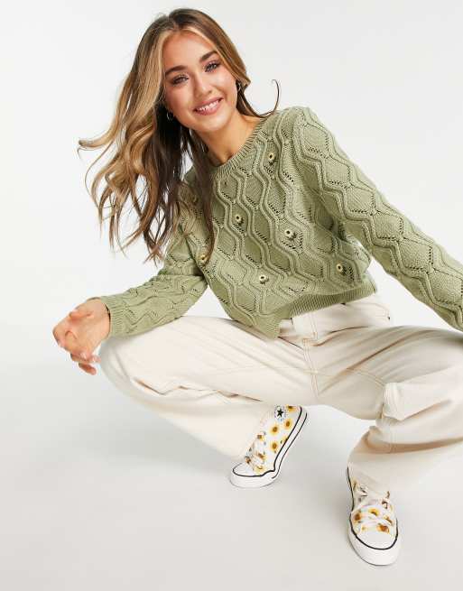stradivarius green cargos