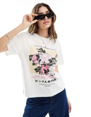 T-shirt Blanc Femme Lumina Avec Impression Polaroid - Made In Italy - Neuve étiquetée