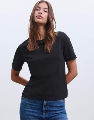 T-shirt épais coupe classique - Noir XL