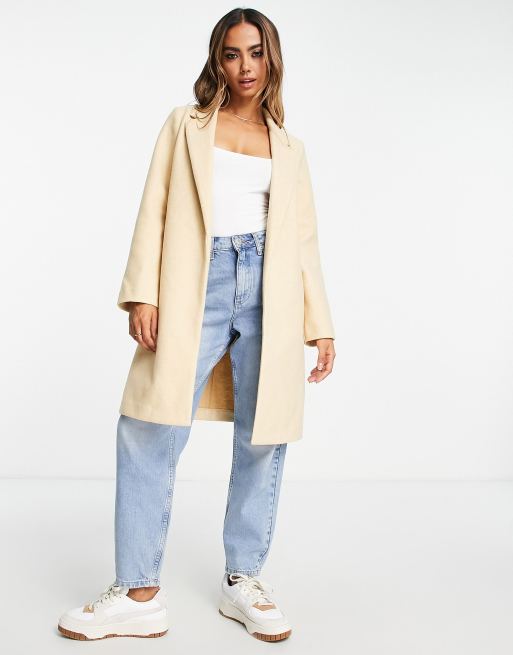 Asos beige clearance coat