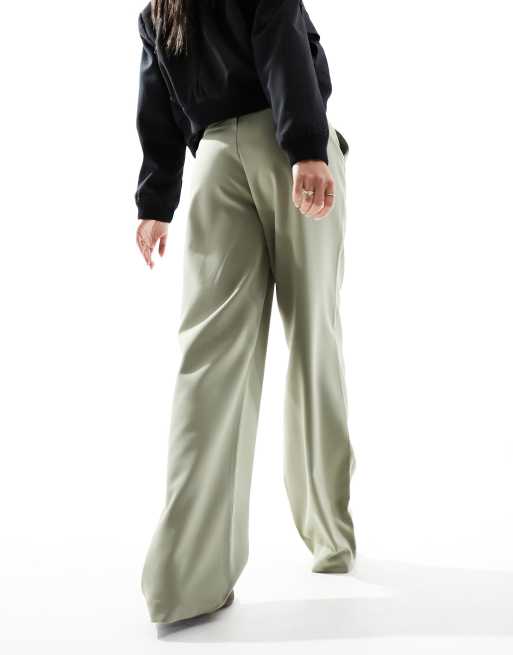 BELTED SLOUCHY PANTS - Khaki