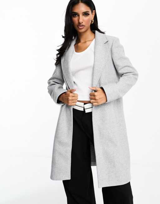 Grey hot sale peacoat womens