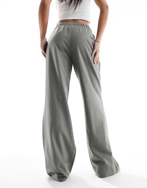 Striped pants 2025 with bow