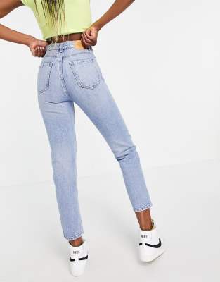 stradivarius mom jeans tall