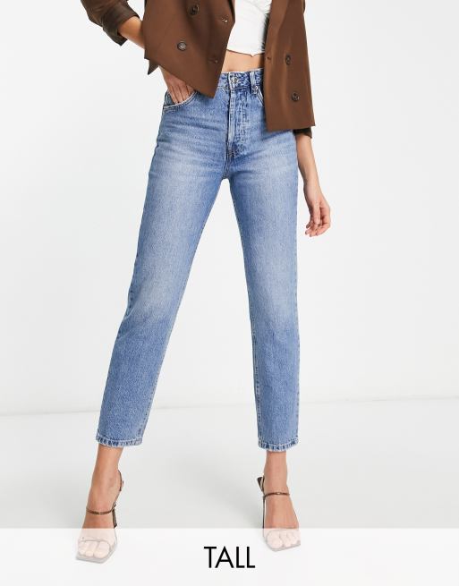 Women's High Waisted Rigid Mom Jeans