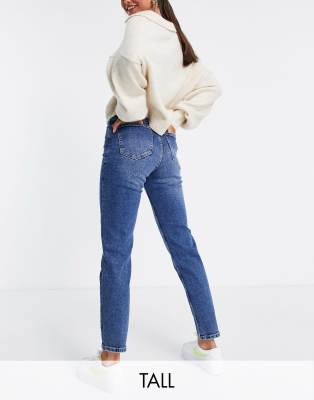 stradivarius tall slim mom jean