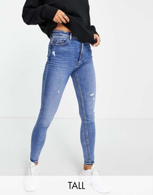 Skinny super high waist jeans