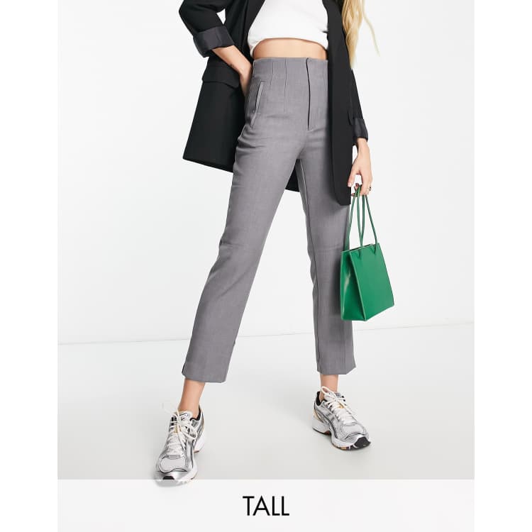 Grey on sale cigarette trousers