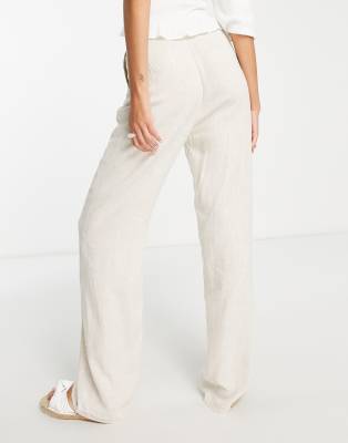 womens tall wide leg linen pants