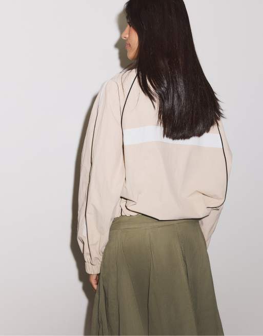 Stradivarius Technical jacket in stone, 3 of 7