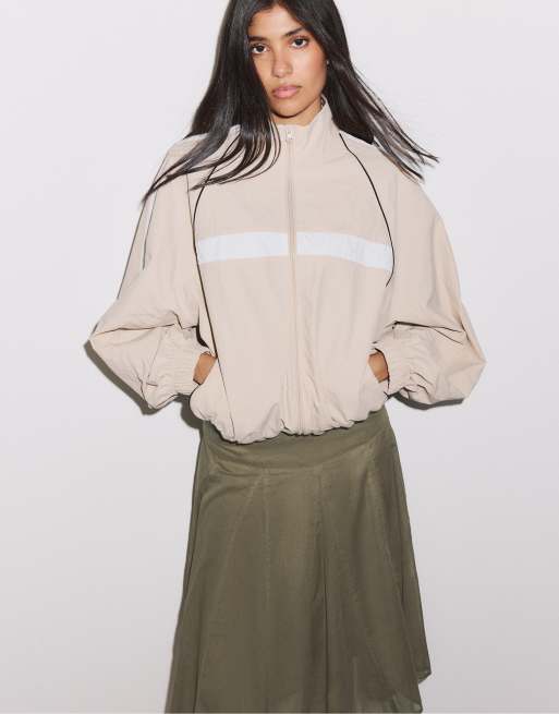 Stradivarius Technical jacket in stone, 5 of 7