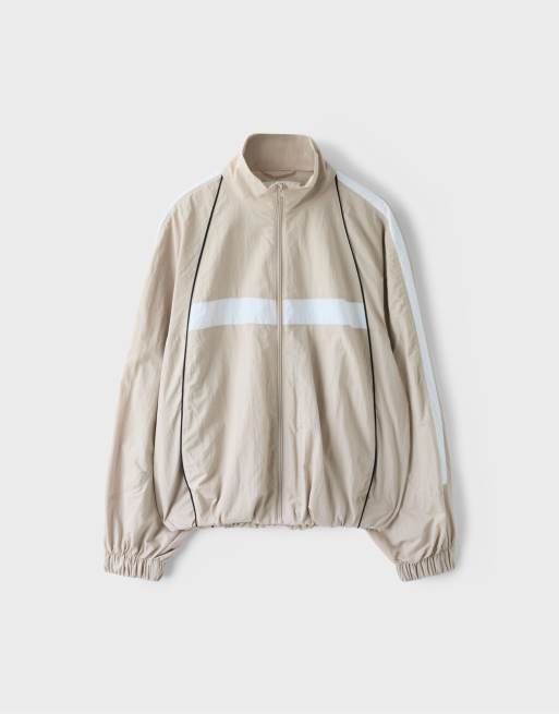 Stradivarius Technical jacket in stone, 6 of 7