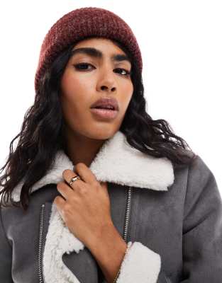 stradivarius レディースジャケットアウター Stradivarius teddy lined aviator jacket in gray | ASOS