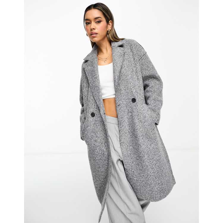 Grey boucle outlet jacket